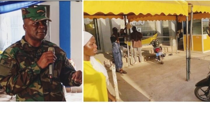Wa: Army Commander Express Repugnance Over What he Saw infront of MTN Office