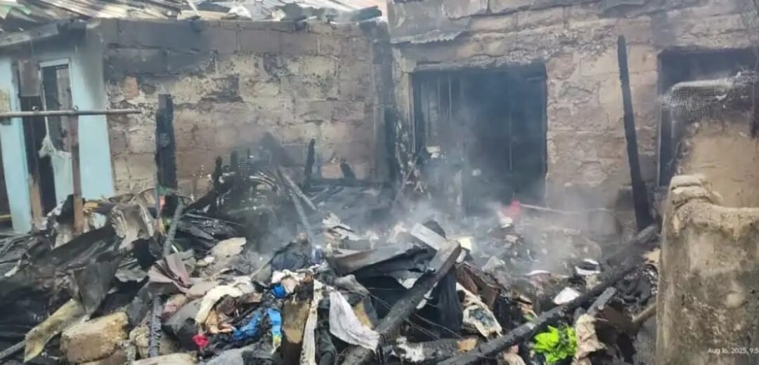 Fire Destroys Three Homes Near Cape Coast Station in Takoradi