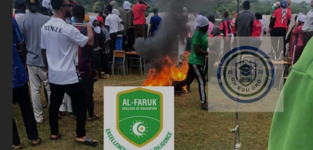 Al-Faruq College of Education Students Hold Demonstration Against Administration