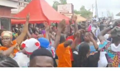 Aboabo Farmers Protest Land Encroachment by Rain Forest Builder