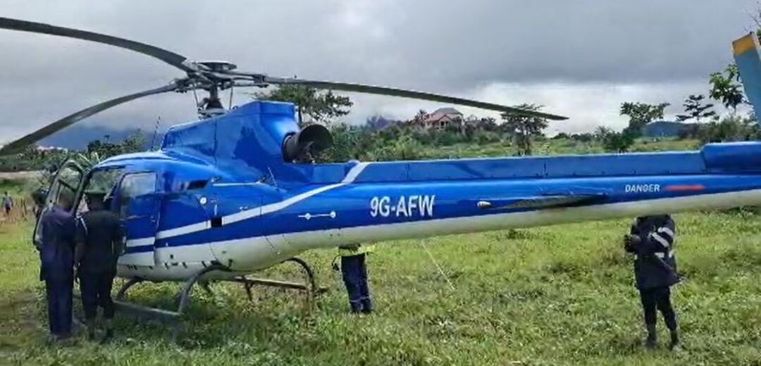 BREAKING NEWS: Ghana’s Aviation Safety in Crisis as Helicopter Makes Second Emergency Landing in Two Weeks