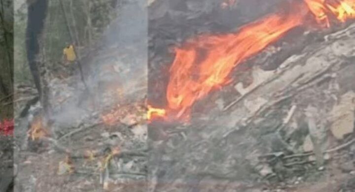 A/R: 4 dead in Military Helicopter crash at Adansi Akrofuom