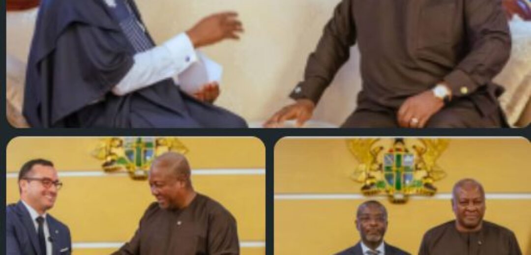 PREZ. MAHAMA BIDS FAREWELL TO OUTGOING AMBASSADORS