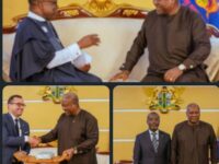 PREZ. MAHAMA BIDS FAREWELL TO OUTGOING AMBASSADORS