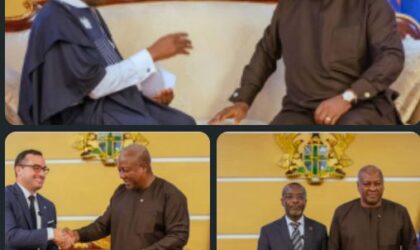 PREZ. MAHAMA BIDS FAREWELL TO OUTGOING AMBASSADORS