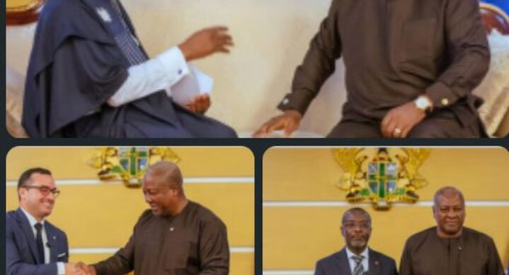 PREZ. MAHAMA BIDS FAREWELL TO OUTGOING AMBASSADORS