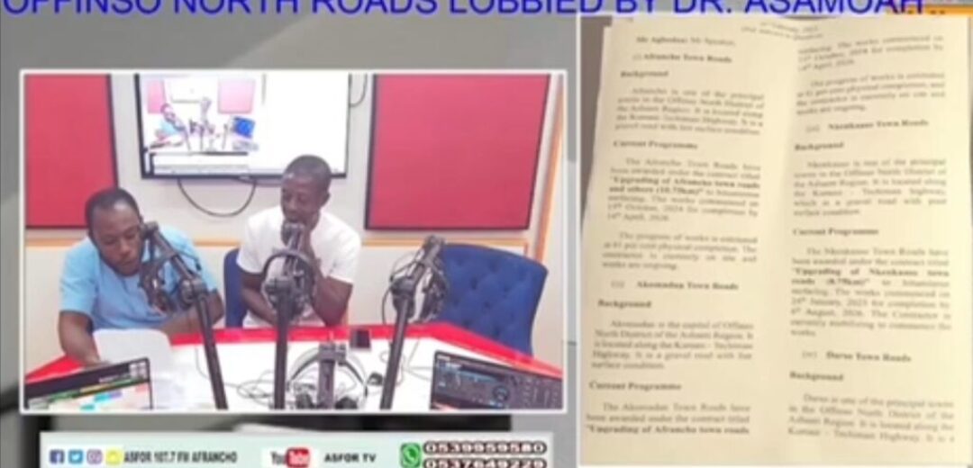 Setting the Record Straight: Offinso North District Roads Development Clarified