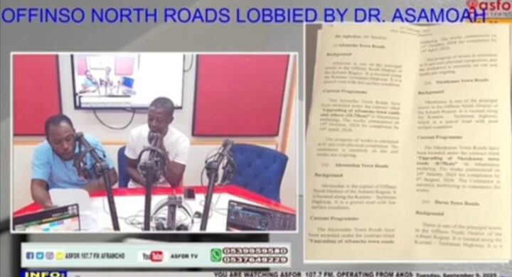 Setting the Record Straight: Offinso North District Roads Development Clarified