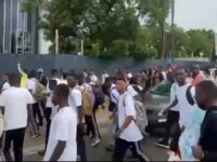 Hundreds of Young Ghanaians Protest at Flagstaff House Over Delayed Appointment Letters