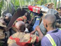 FIVE DEAD TWELVE RECEIVING TREATMENT AFTER DAF TRUCK CRASHING TOYOTA HAICE. AT WAKROM JUNCTION