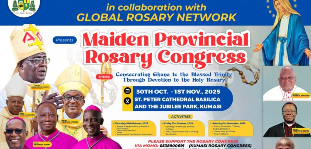 Maiden Provincial Rosary Congress: A Call to Register and Support.