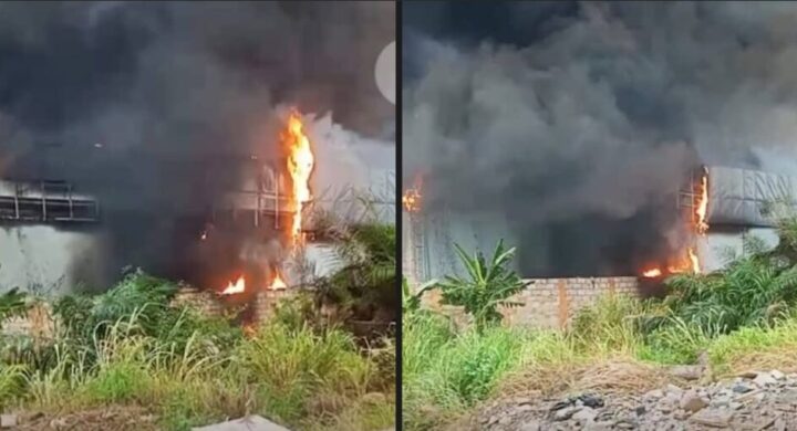 BREAKING: Fire Destroys Santasi China Mall in Kumasi