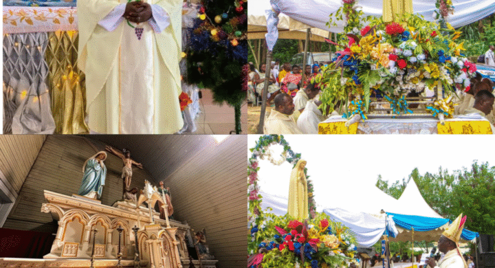“Understanding Catholic Practices: Rev. Fr. Michael Kwaku Boahene Explains Significance of Kneeling Before Statues”