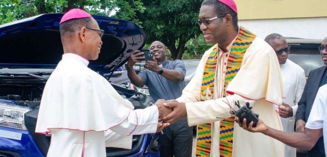 NUGCDPA Donates Vehicle to Donkorkrom Vicariate