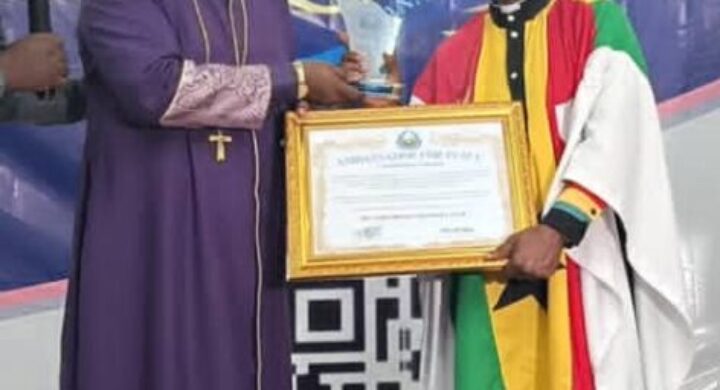 Bimoba’s Son Shines Bright: Rev. Greham P. J. Laar Honored as UPF Peace Ambassador