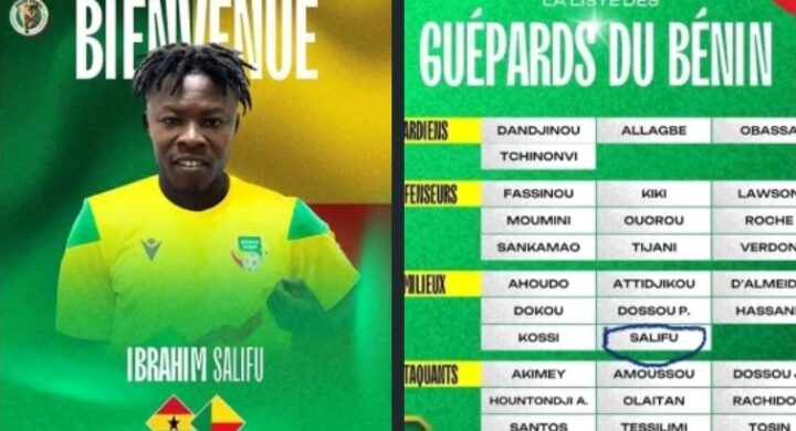 Salifu Ibrahim “Di Maria” Joins Benin National Team