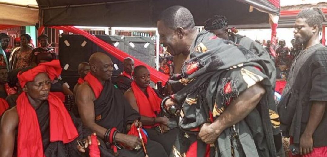 Nana Yeboah’s Legacy Highlighted as Traditional Leader Urges Gov’t to Fix Deplorable Abeadze Roads