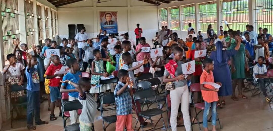 Rev. Sister Olivia Umoh Addresses Kumasi Deanery Youths on Human Trafficking and Child Protection