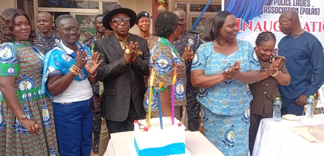ATWIMA NWABIAGYA SOUTH MCE INAUGURATES POLAS ABUAKWA DIVISIONAL CHAPTER