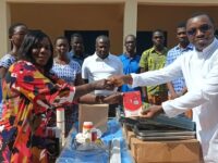 St. Francis Xavier Parish Abofour Donates Medical Equipment to St. Jerome SHS Sick Bay