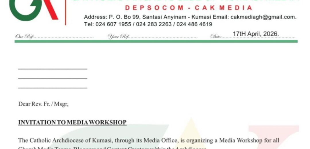 Kumasi Archdiocese Moves to Equip Catholic Media Practitioners in First-Ever Digital Evangelization Workshop