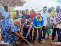 Dual Healthcare Support: MP Cuts Sod for Maternity Block, Gifts Motorbikes to Akumadan  