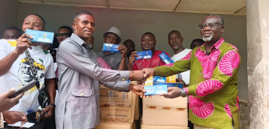 Offinso North MP Donates Math Sets, Pens to Boost Education; Pledges Scholarship for Top Student