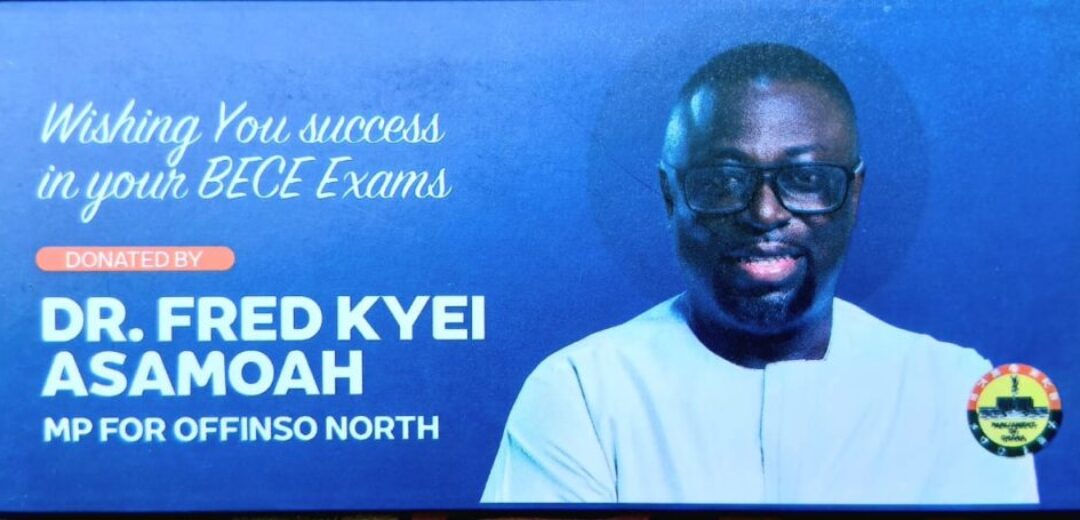 Offinso North MP Donates Maths Sets and Pens to 1,500+ BECE Candidates