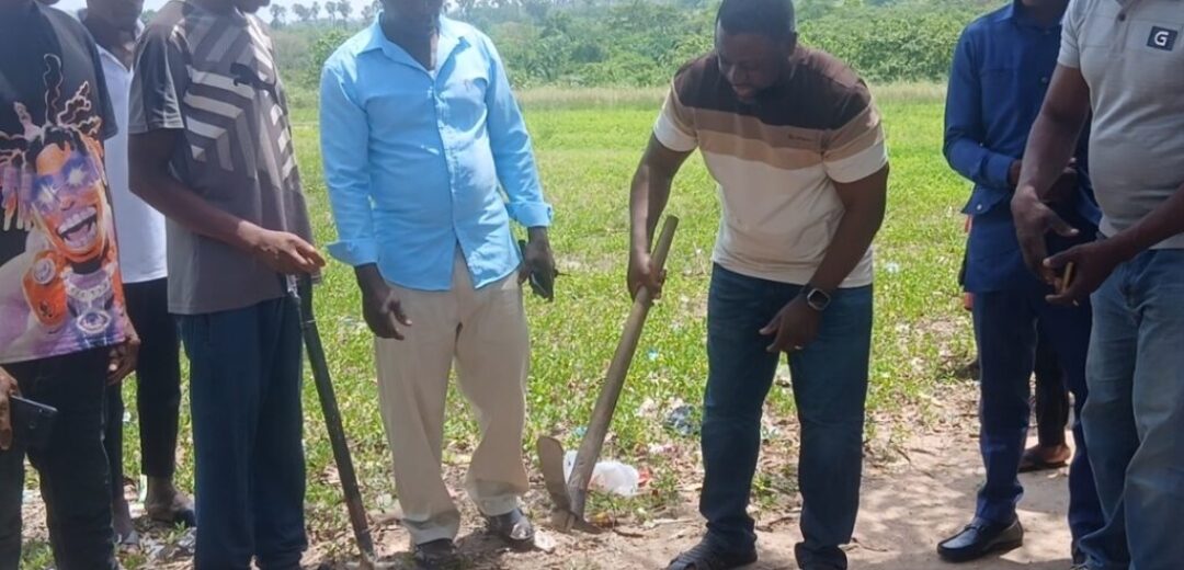 OFFINSO NORTH MP DELIVERS ON PROMISE, CUTS SOD FOR APENTEN D/A PRIMARY SCHOOL BUILDING