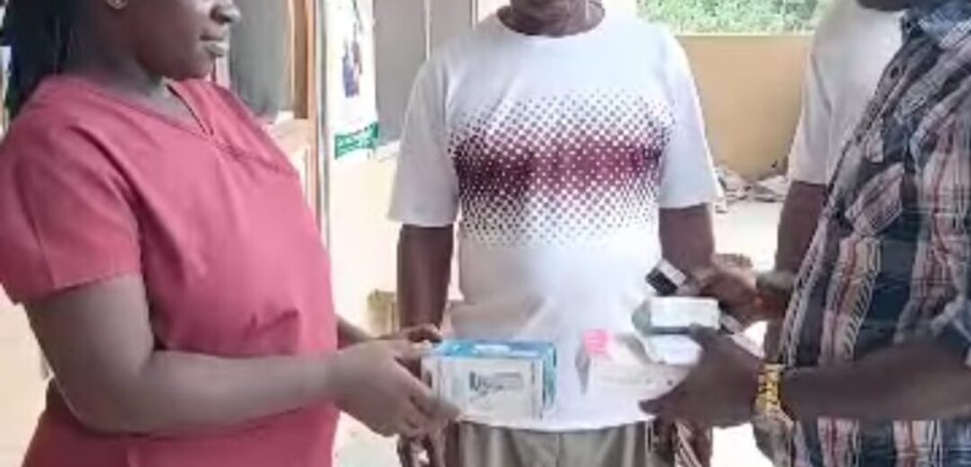 Community Health Boost: Philanthropist Nana Bediako Osei Donates Medical Equipment to Amponsahkrom CHPS Compound