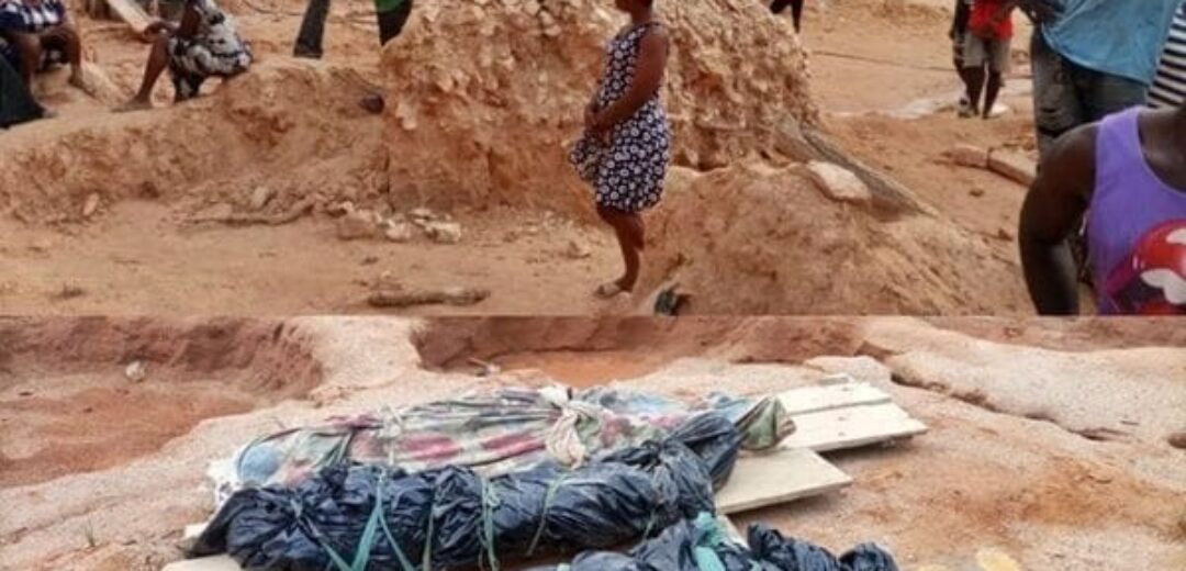 Assin North: Galamsey Pit Collapse Kills Two, Leaves One Fighting for Life