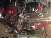 VIP bus hits trailer on Accra–Kumasi Highway; 10 passengers injured