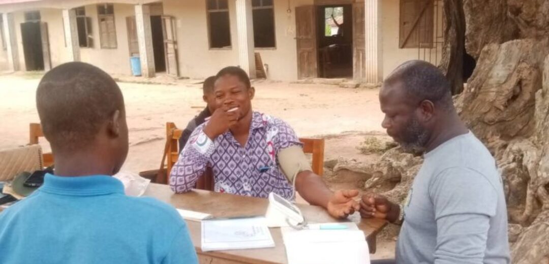 Free Blood Pressure Screening and Health Education Held at Dumasua Offinso M/A JHS  