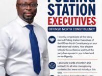 Hon. Dr. Fred Kyei Asamoah Congratulates Newly Elected NPP Polling Station Executives in Offinso North