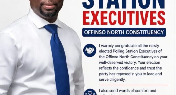 Hon. Dr. Fred Kyei Asamoah Congratulates Newly Elected NPP Polling Station Executives in Offinso North