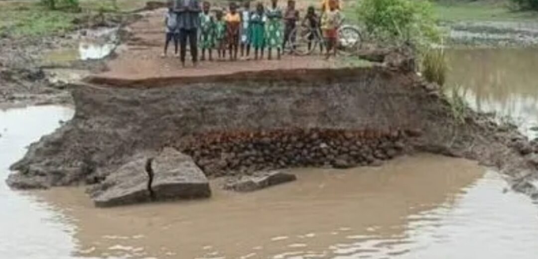 Lifeline Bridge in Wa West Collapses After Torrential Downpour