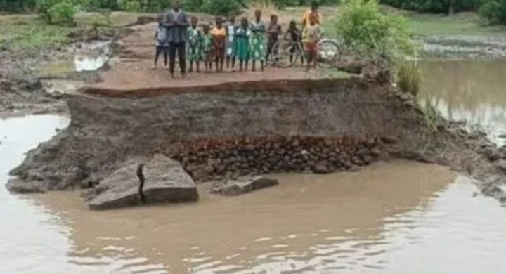 Lifeline Bridge in Wa West Collapses After Torrential Downpour
