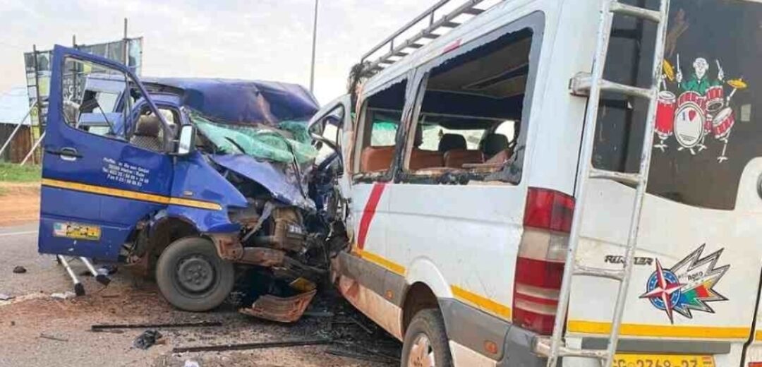 Two Mini Buses Collide Head-On on Wa Airstrip Road, 10 Hospitalized