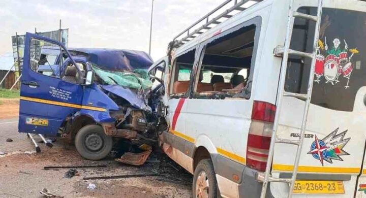 Two Mini Buses Collide Head-On on Wa Airstrip Road, 10 Hospitalized
