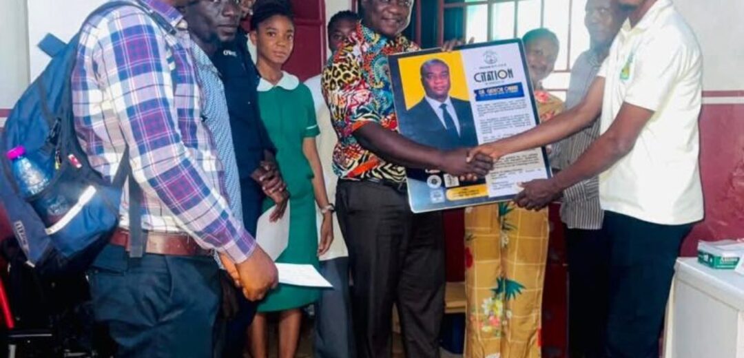 Offinso Maase R/C JHS Celebrates Dr. Gideon Omane for Giving School a New Look