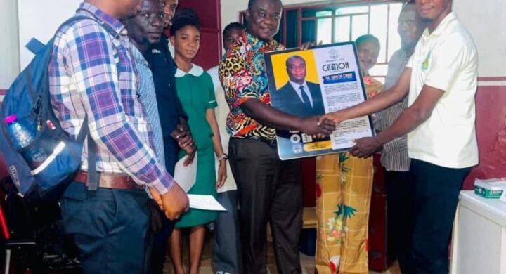 Offinso Maase R/C JHS Celebrates Dr. Gideon Omane for Giving School a New Look