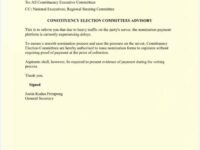 Party Temporarily Waives Proof of Payment for Nomination Forms Amid Server Delays