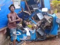 Serious Accident at Akyem Kade; Six People Unconscious Including Children.