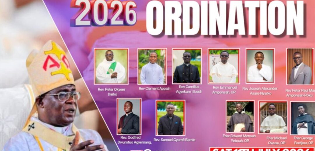 “Be Like the Ivorian Elephant” – Archbishop Anokye Advises New Priests at Nwamase Ordination.