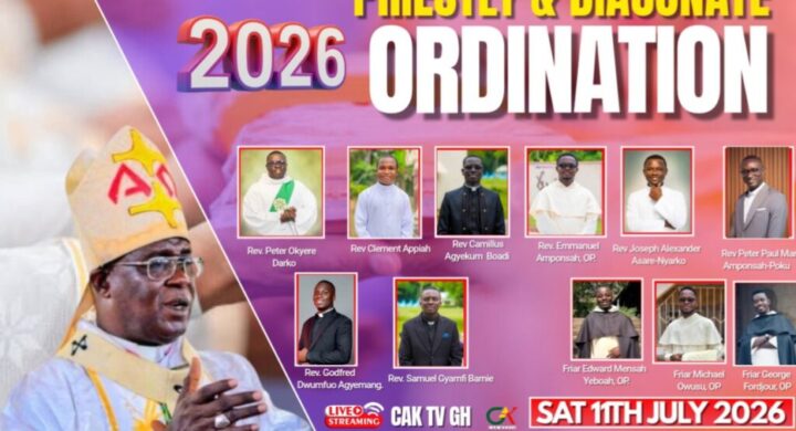 “Be Like the Ivorian Elephant” – Archbishop Anokye Advises New Priests at Nwamase Ordination.