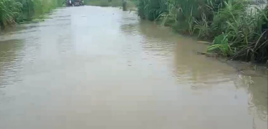 Akrofoa to Asempanaye Road Blocked After Heavy Flooding Destroys Properties and Farmlands – Residents Cry for Help
