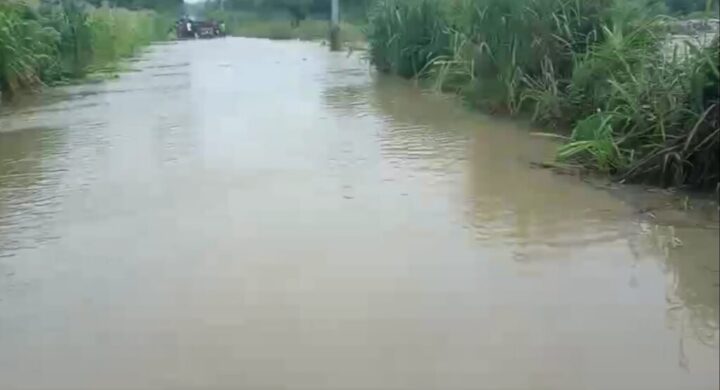 Akrofoa to Asempanaye Road Blocked After Heavy Flooding Destroys Properties and Farmlands – Residents Cry for Help