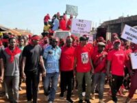 ABOFOUR RESIDENTS STAGE PEACEFUL MARCH TO NEDCo OVER PROLONGED BLACKOUT