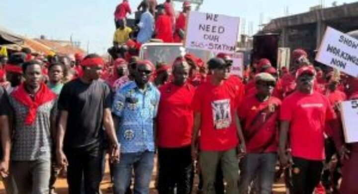 ABOFOUR RESIDENTS STAGE PEACEFUL MARCH TO NEDCo OVER PROLONGED BLACKOUT