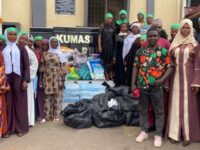 Bibiani Zongo Muslim Women Donate GH¢10,000 Worth of Food and Toiletries to Kumasi Central Prison